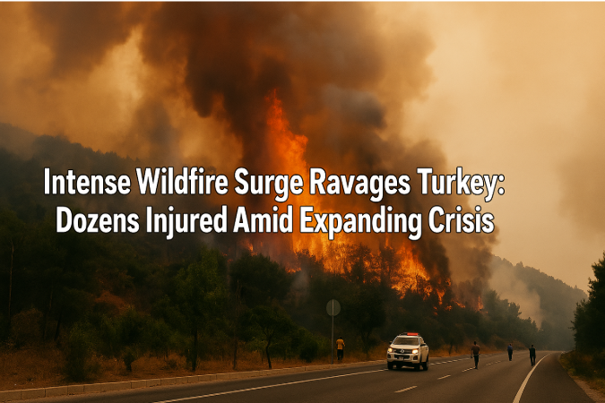 تصاعد حرائق الغابات الشديدة يدمّر تركيا: عشرات المصابين وسط أزمة متفاقمة